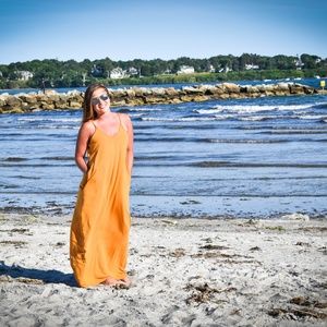 Zenana Maxi Dress with Pockets